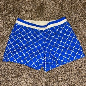 Blue golf shorts